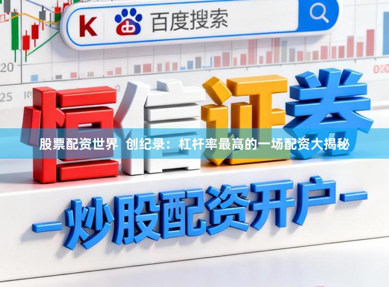 股票配资世界  创纪录：杠杆率最高的一场配资大揭秘